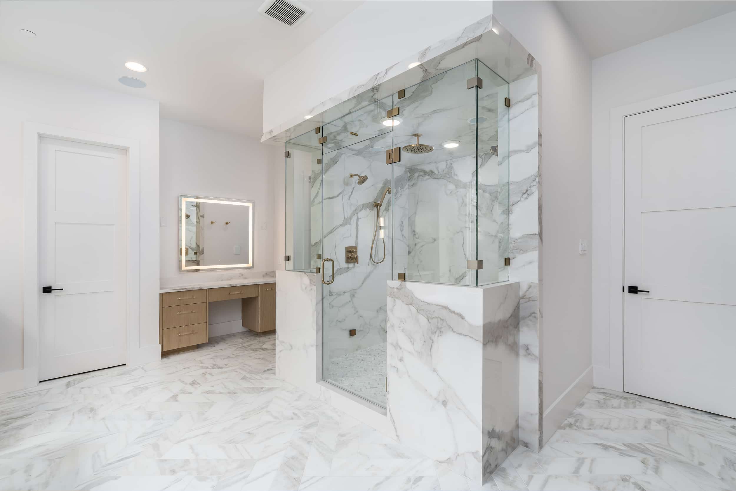 Steam Shower Install Example